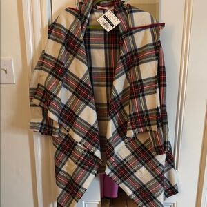 Gretchen Scott Designs White Cape Style Jacket